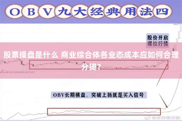 股票操盘是什么 商业综合体各业态成本应如何合理分摊？