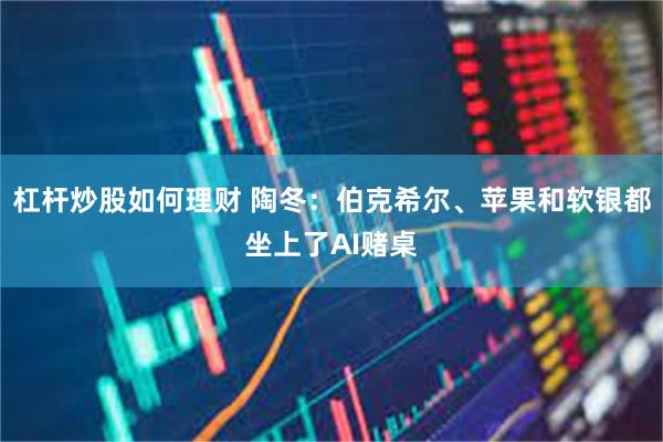 杠杆炒股如何理财 陶冬：伯克希尔、苹果和软银都坐上了AI赌桌