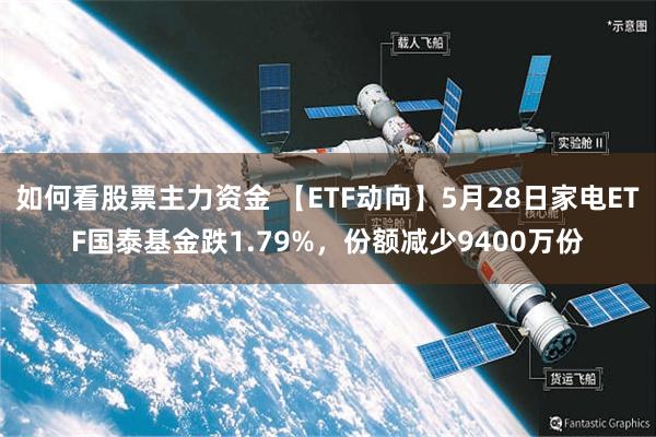 如何看股票主力资金 【ETF动向】5月28日家电ETF国泰基金跌1.79%，份额减少9400万份